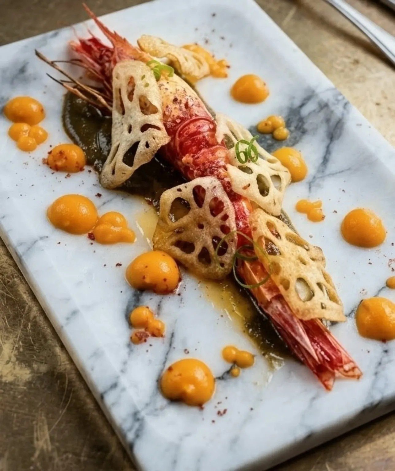 Carabinero del Mediterráneo, pase de alta cocina privada